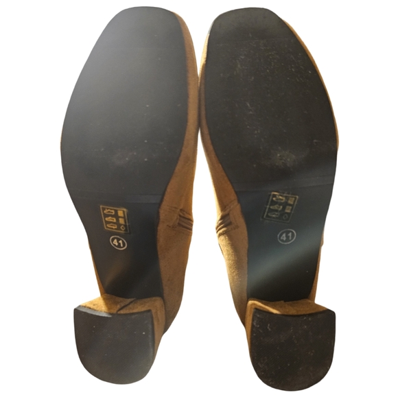 Women's Ankle Boots Size 41 Euro Brown - Picture 7 of 8